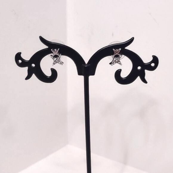 Star Rhinestone Stud Earrings Christmas Birthday Anniversary Valentines Gift New - Picture 3 of 5